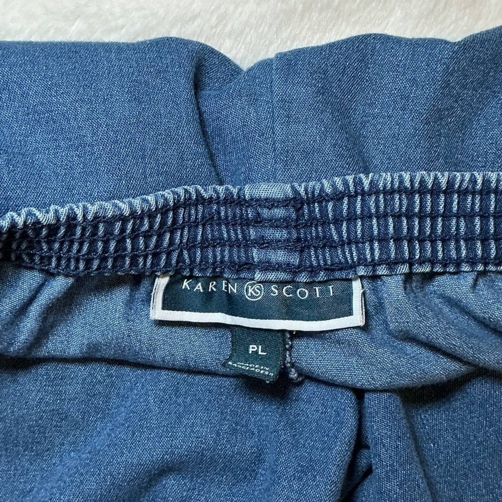 Karen Scot Casual Blue Denim pull on  Pants - Picture 8 of 10